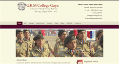 Desktop Screenshot of gbmcollegegaya.org